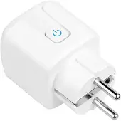 ELP Smarte Tuya Wifi-Steckdose mit Leistungsmessung App- & Sprachsteuerung S...