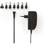 Nedis ACPA003 Universal-Netzteil 24 W 1,8 m 1 A 1,5 A 6 Stecker 9-24 V Schwarz
