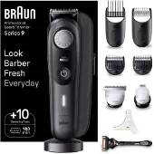 Braun BeardTrimmer 9 BT9421, Akku, Schwarz