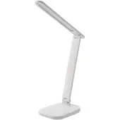 Strühm 5-W-LED-Schreibtischlampe mit Dimmer und Touch-Schalter, weiß, ZET Ideus 03724