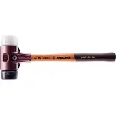 HALDER Schonhammer Durchmesser 30mm 335g Simplex mit Schlageinsatz Super-Kunststoff weiß - 3027030