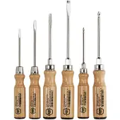 Wiha Holz-Schraubendreher Set Schlitz, Phillips 6-teilges Set - 07149