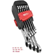 Ks Tools GEARplus Ratschenringmaulschlüssel-Satz, 10-tlg