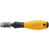 Wiha Schraubendreher mit Bithalter SoftFinish ESD, mechanisch verriegelbar 1/4 zoll - 32161