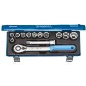 Gedore 19 KMU-20 Steckschlüssel-Satz 1/2", 13-teilig, 6-kant, 10-24 mm, 2545810