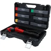 Ks Tools 3 in 1 Handnietzangen-Satz, drehbar, 12-tlg. - 150.9820