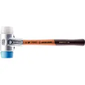 HALDER SIMPLEX Schonhammer Ø 40 mm TPE-soft blau / Superplastik mit Aluminiumgehäuse