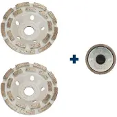 Bosch Accesorios 2 Diamantsteckdosen Und Mutter