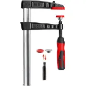 Bessey Original Temperguss-Schraubzwinge TG mit 2-Komponenten-Kunststoffgriff - TG16-2K