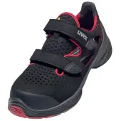 Uvex 1 G2 Sicherheitsschuh S1P Sandalen gelocht schwarz/pink 39 - 6836239 - schwarz/pink