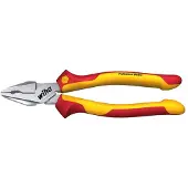 Wiha Kraftkombizange Professional electric mit DynamicJoint und OptiGrip mit extra langer Schneide - Blisterverpackung - 27420