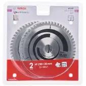 Bosch Powertools Professional Multimaterial Kreissägeblatt/1.8x54t 190x30x2.4 2 Einheiten