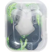 Uvex xact-fit multi Gehörschutzstöpsel SNR 26 dB Größe M/L transparent/grau M/L - 2124018 - transparent/grau