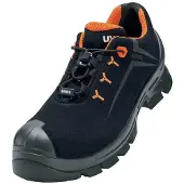 Uvex Sicherheitshalbschuhe S3 HI, HRO SRC 2 MACSOLE aus Mikrovelours, xenova Kunststoffkappe, Weite 10, Größe 43