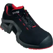 Uvex 1 x-tended support Sicherheitsschuh S3 Halbschuh schwarz/rot 42 - 8516242 - schwarz/rot