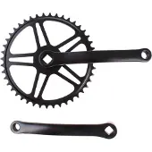 Vinty VWP Kurbelgarnitur 44T 170 mm Schwarz für Vierkantachse