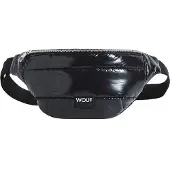 Wouf Quilted Collection Waist Bag Glossy black