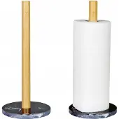 Brunbeste Küchenrollenhalter Marmor mit Holz