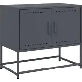 vidaXL TV-Schrank Anthrazit 68,5x39x60,5 cm Stahl