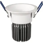 ATILED LED-Einbauspot Toodle rund symmetrisch, weiß