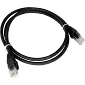 Avizio KKU6ACZA0.5, 0,5 m, Cat6a, U/UTP (UTP), RJ-45, RJ-45, Schwarz