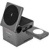 Choetech T632-F 3-in-1 15W induktives Ladegerät (schwarz)