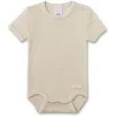 Sanetta - Kid's Wool Body S/S - Merinounterwäsche Gr 56/62 beige