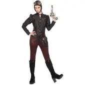 MOM Steampunk Aviator Damenkostüm