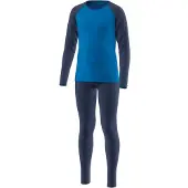 Löffler Kids SET Long CB Transtex Merino marin (452) 128