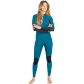 Billabong Neoprenanzug "4/3mm Launch", Damen, Gr. XS-S/163-168cm & 47-57kg, blau (pacific), 80% Neopren, 20% Nylon, Sportanzüge Neoprenanzug