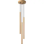 Sollux Pendelleuchten PASTELO 3P golden 3xG9 8W Stahl 115x20x20cm