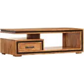 vidaXL Couchtisch Massivholz Akazie 100x45x33 cm