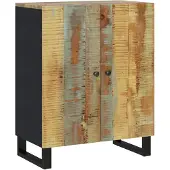 vidaXL Sideboard 60x33x75 cm Altholz Massiv