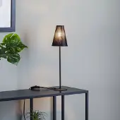 Euluna Tischleuchte Trifle, schwarz
