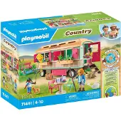 Playmobil Gemütliches Café-wohnwagen-bau-spiel