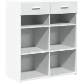 vidaXL Sideboard Weiß 80x42,5x93 cm Holzwerkstoff