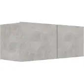 Möbelando TV-Board "Pretzier" aus Spanplatte in Betongrau. Abmessungen (B/H/T) 80x30x30 cm