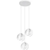 Sollux Hängeleuchte TULOS 3P weiß 3xE27 15W Stahl 117x30x30cm