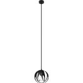 Sollux Hängeleuchte TULOS 1 schwarz 1xE27 15W Stahl 125x16x16cm