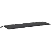 vidaXL Gartenbank-Auflage Melange Anthrazit 180x50x7 cm Stoff