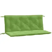 vidaXL Gartenbank-Auflagen 2 Stk. Melange Grün 120x50x7 cm Stoff