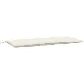 VD Home Furnishing Gartenbank-Auflage Melange Creme 120x50x7 cm Stoff
