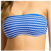 Seafolly - Women's Mesh Effect DD Tank Bra - Bikini-Top Gr 34 blau