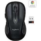 Logitech 910-001822, rechts, Optisch, RF Wireless, 1000 DPI, Schwarz