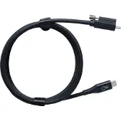 Bachmann Ochno USB-C Kabel mit Schraube 2,0m schwarz