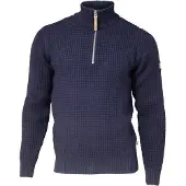 Ivanhoe - Moritz Half Zip - Wollpullover Gr 3XL blau