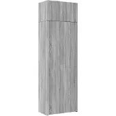 vidaXL Hochschrank Grau Sonoma 70x42,5x225 cm Holzwerkstoff