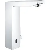 GROHE Eurocube E Infrarot-Elektronik, mit Mischung, Batteriebetrieb, Ausladung 198mm, chrom, 36441000, Farbe: Chrom