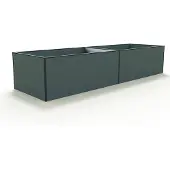 GFP 387 x 119 x 77 cm Hochbeet, Anthrazit - (GFPV00409)