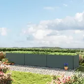 GFP 490 x 150 x 77 cm Hochbeet, Anthrazit - (GFPV00445)